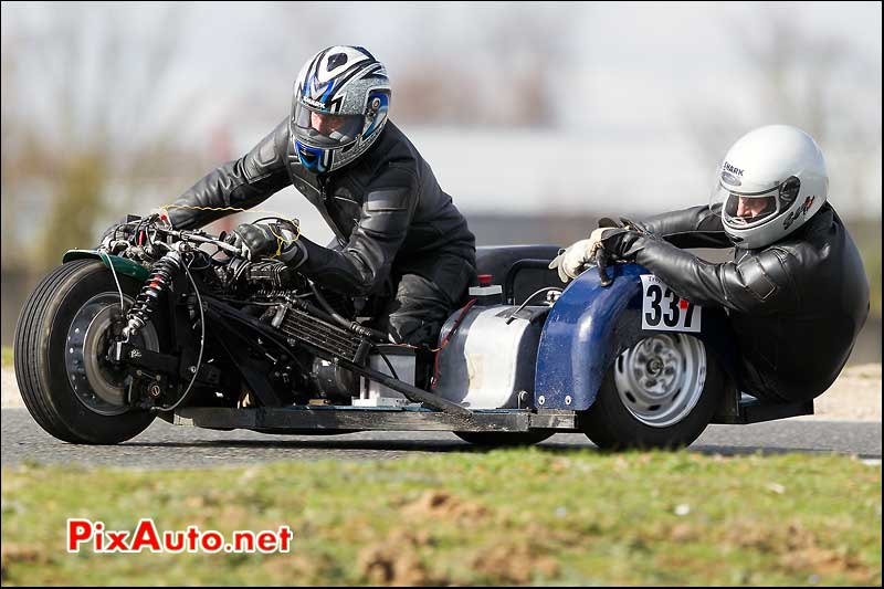 side-car n337, 16e trophee coluche circuit carole