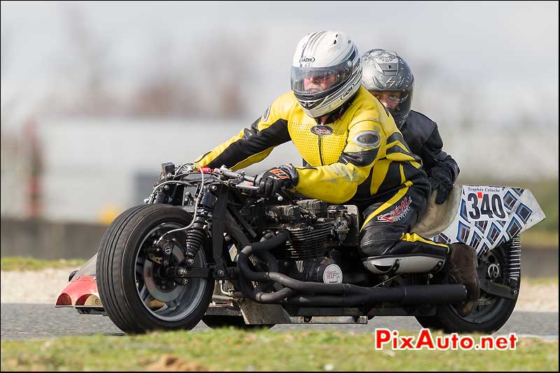 side-car n340, 16e trophee coluche circuit carole