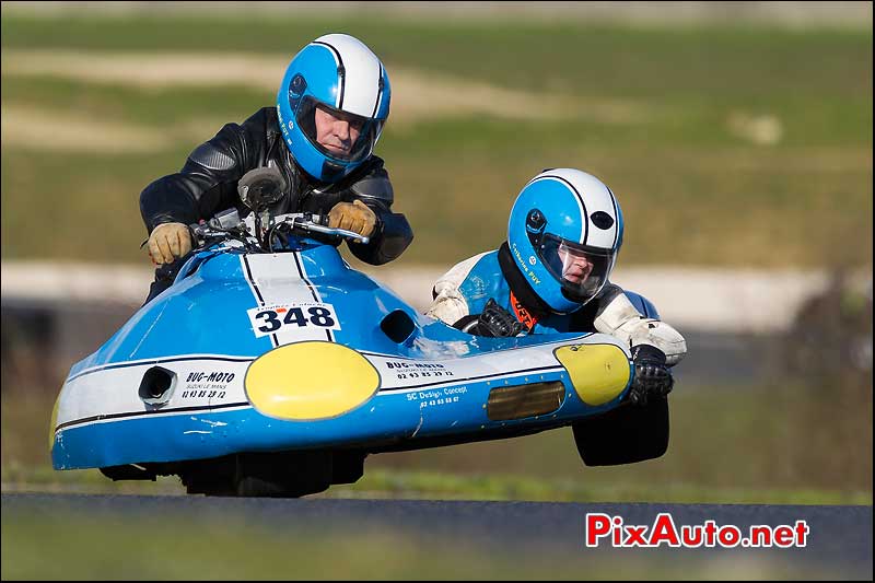 side-car n348, 16e trophee coluche circuit carole