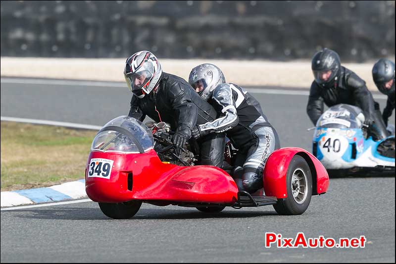 side-car n349, 16e trophee coluche circuit carole