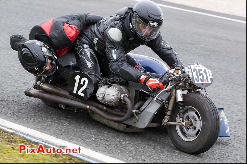 side-car n351, 16e trophee coluche circuit carole golf