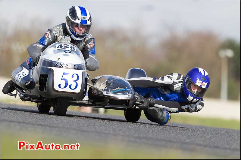 side-car n428, 16e trophee coluche circuit carole