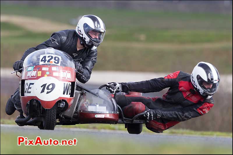 side-car n429, 16e trophee coluche circuit carole