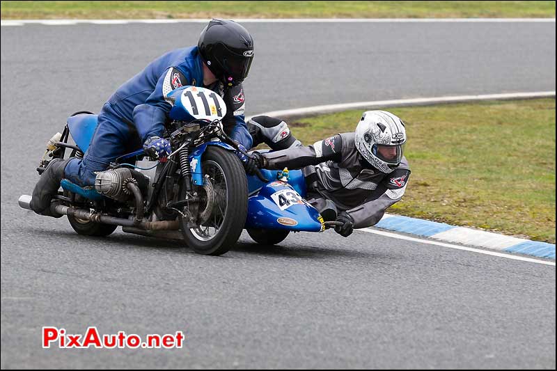 side-car n433, 16e trophee coluche circuit carole alfa