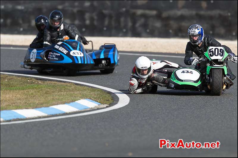 side-car n434, 16e trophee coluche circuit carole paraolique