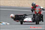 16e Trophee Coluche, circuit Carole, side-car Kawasaki Z750