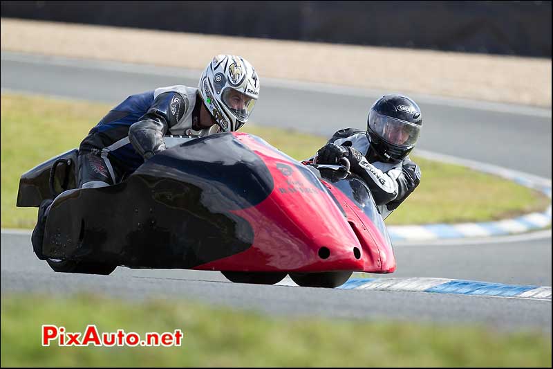 side-car n523, 16e trophee coluche circuit carole pif-paf