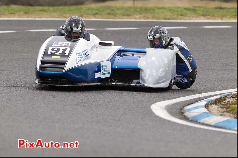 side-car n525, 16e trophee coluche circuit carole