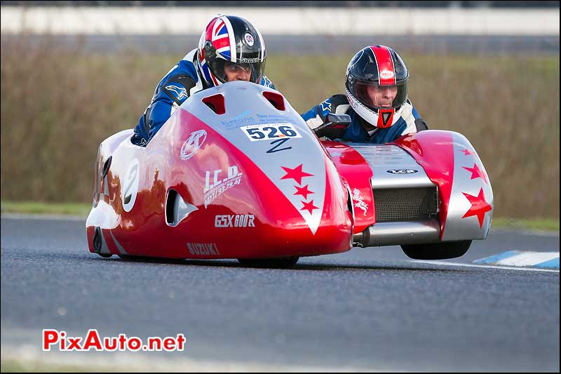 side-car n526, 16e trophee coluche circuit carole