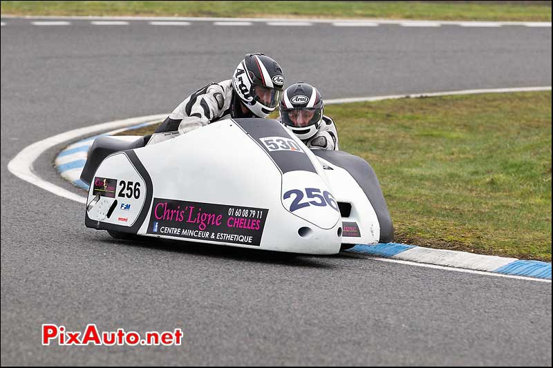 side-car n530, 16e trophee coluche circuit carole alfa