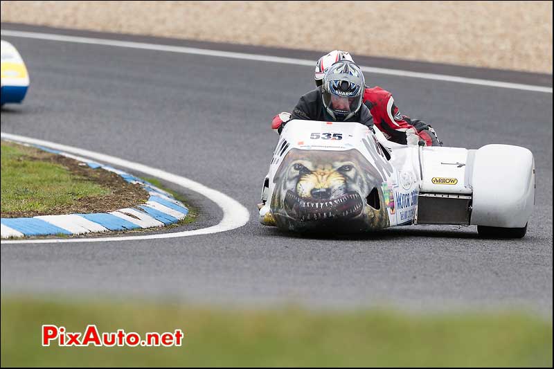 side-car n535, 16e trophee coluche circuit carole