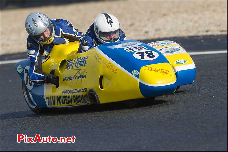 side-car n536, 16e trophee coluche circuit carole