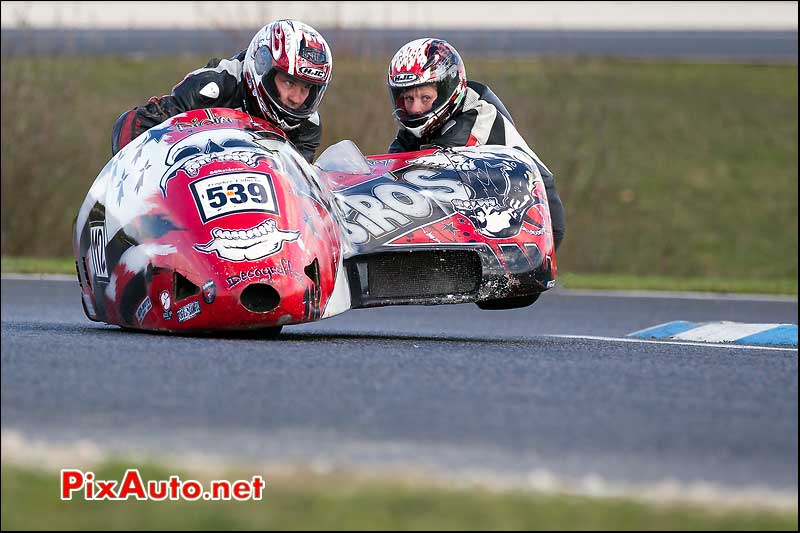 side-car n539, 16e trophee coluche circuit carole