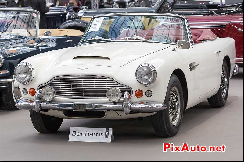 aston martin db4 vantage cabriolet, presentation bonhams