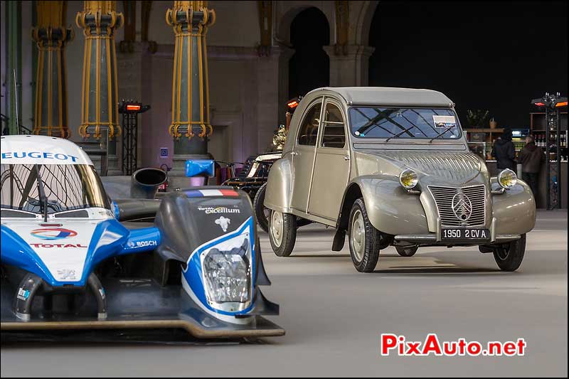 citroen 2cv de 1950, presentation bonhams grand palais