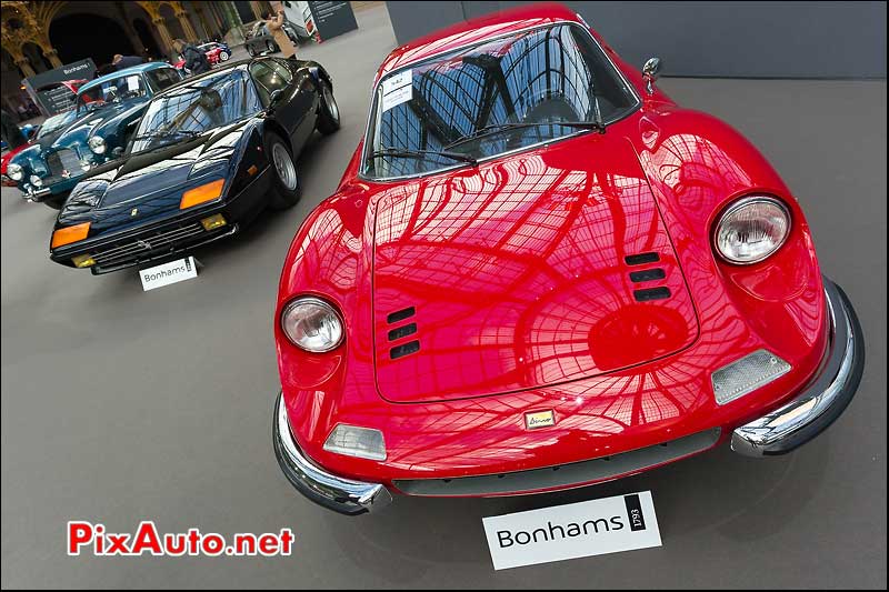 ferrari dina 246gt, presentation bonhams grand palais