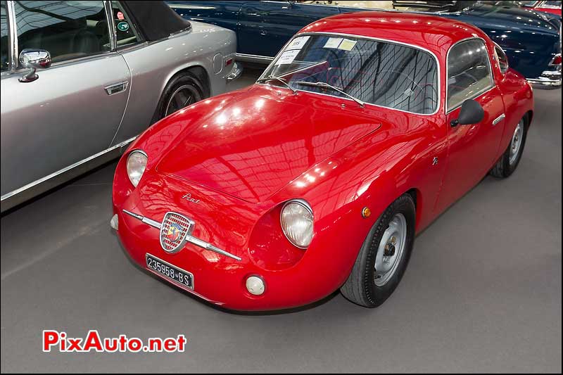 Fiat Abarth 750 zagato, presentation bonhams grand palais