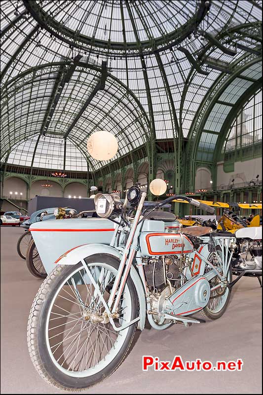 harley-davidson modele f, presentation Bonhams grand-palais