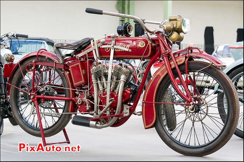 indian 7HP Powerplus de 1917, presentation Bonhams grand-palais