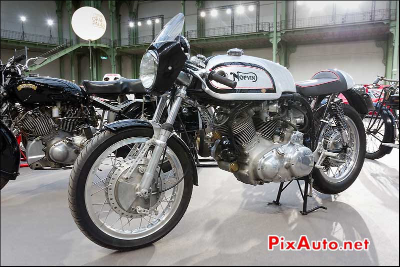 cafe-racer Norvin, exposition Bonhams grand palais