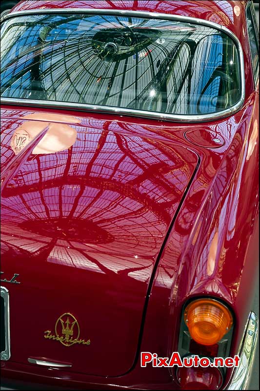 reflets nef maserati 3500gti, presentation Bonhams grand palais