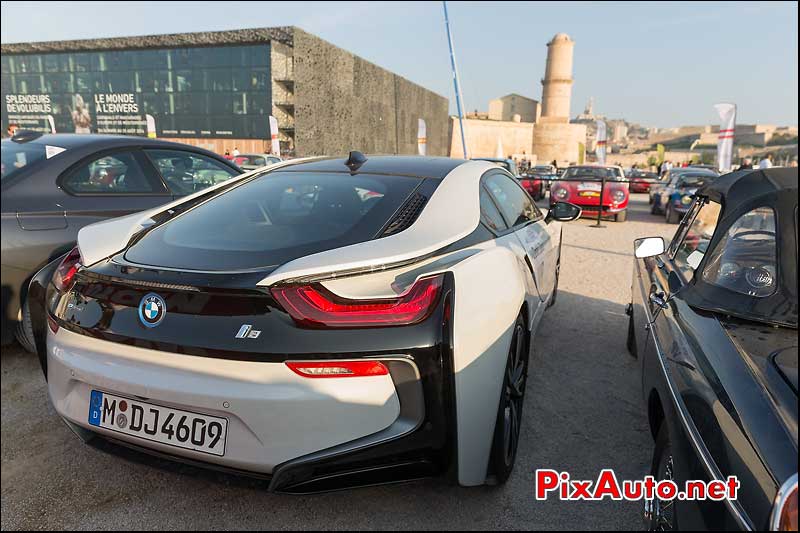 Bmw i8 crystal-white-nacre, Marseille, 23e Tour Auto Optic-2000