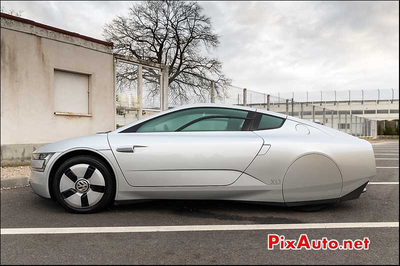 Prototype VW XL1, vue de profil, 