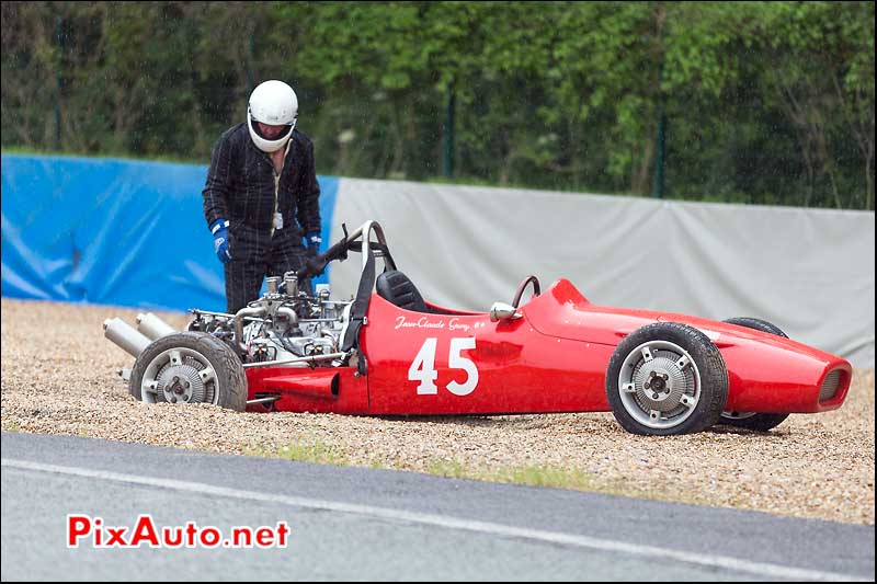 Monoplace Panhard bac a graviers, Autodrome Heritage Festival