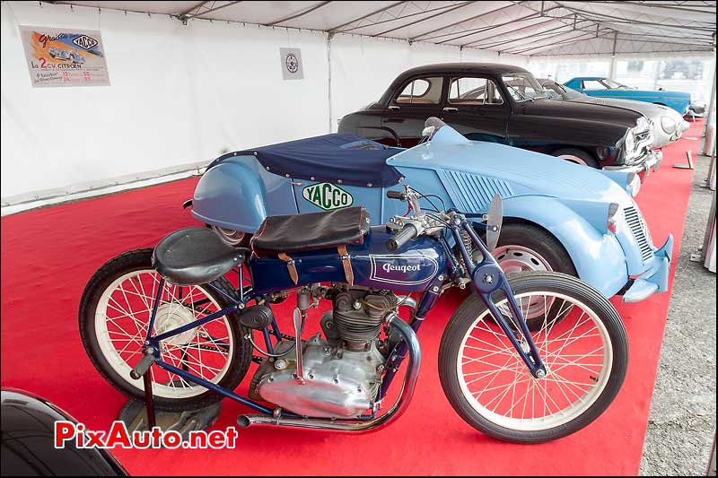 Motocyclette Peugeot P515, 90ans Autodrome Linas-Montlhery