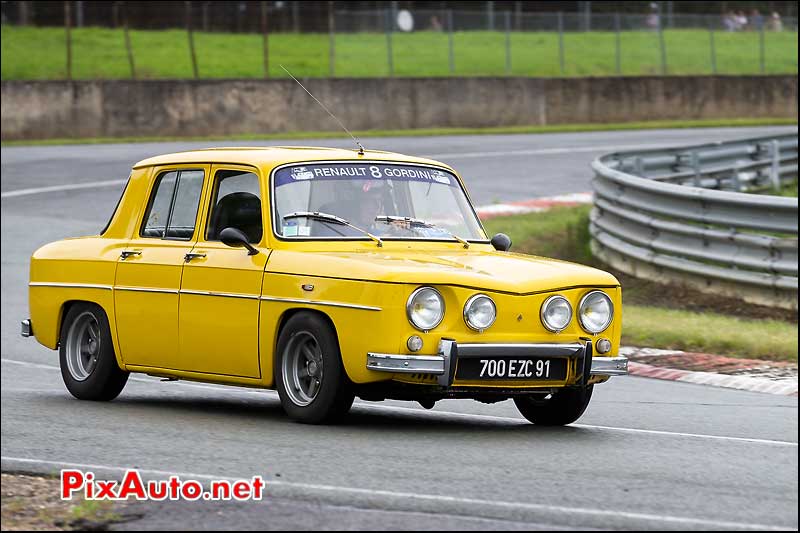 R8 Gordini Jaune, virage de la Ferme, Autodrome-Heritage-Festival