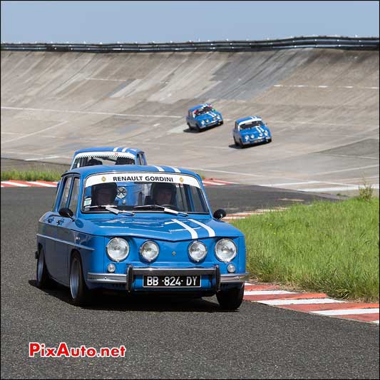Renault 8 Gordini, 90 ans Autodrome Linas-Montlhery