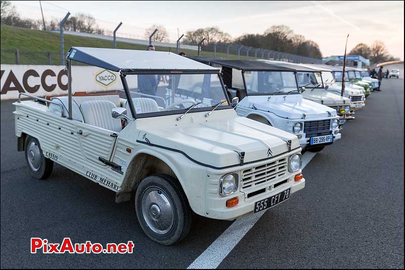 Citroen Mehari beige, Afterworrk Montlhery special 2 CV