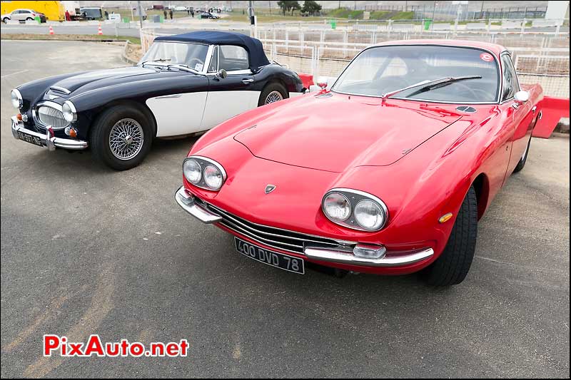 Lamborghini 400GT et Austin Healey, Coupes de Printemps