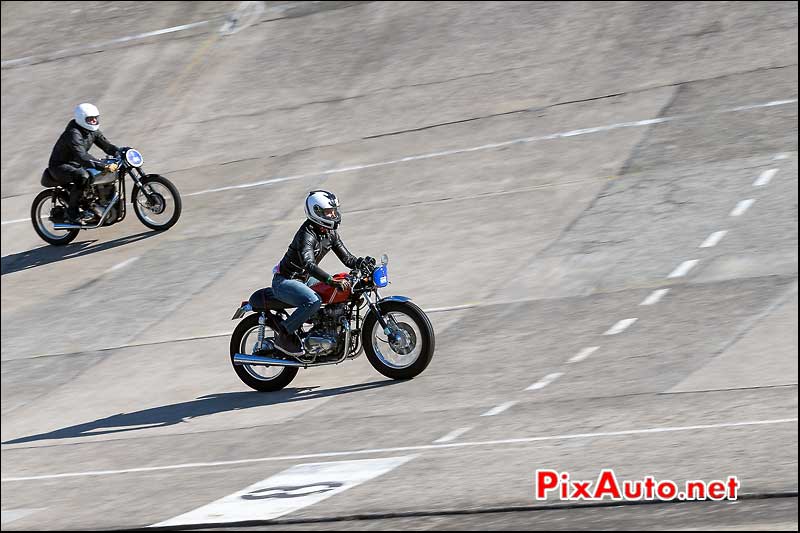 Cafe Racer Classique Kawasaki Anneau Vitesse Linas-Montlhery