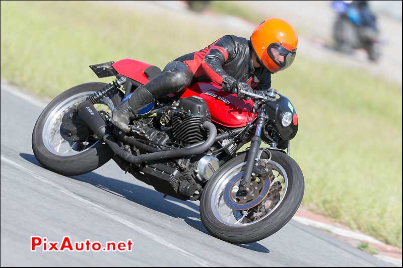 Cafe-Racer-Classique Moto Guzzi Chicane Nord, Circuit Linas-Montlhery