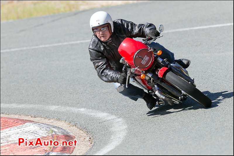 Cafe Racer Triumph Epingle du Faye, Circuit Linas-Montlhery