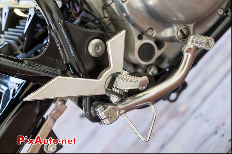 Detail Repose Pieds Lazareth, Cafe Racer Festival 2014