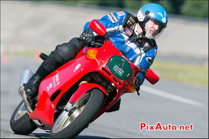 Moto Stock Ducati 600SS, Chicane Nord, Circuit Linas-Montlhery