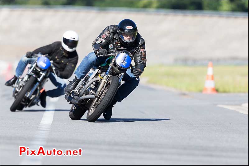 Moto Stock Norton Chicane Nord, Circuit Linas-Montlhery