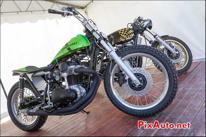 Prepa Kawasaki W800 Garnier Motorcycles, Cafe Racer Festival 2014