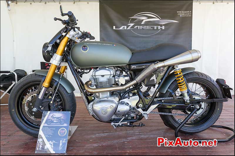 Prepa Kawasaki W800 Lazareth, Cafe Racer Festival 2014