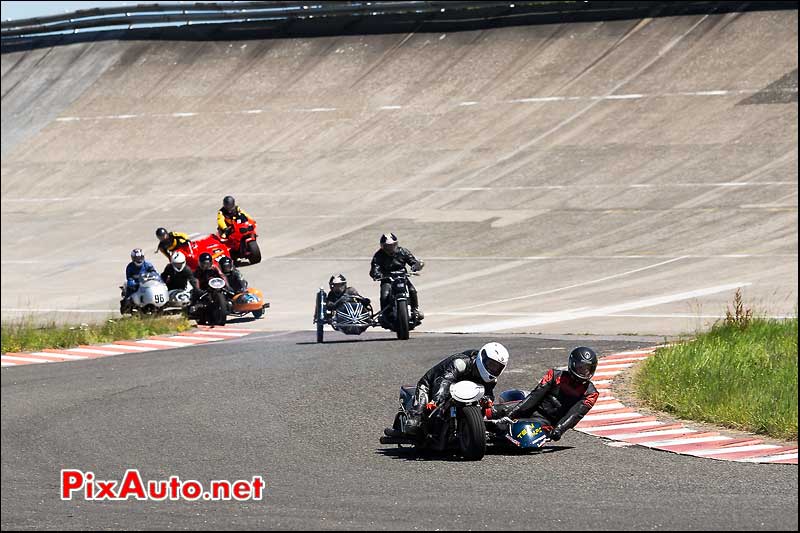 Side Car Chicane Sud, Circuit Linas-Montlhery, Cafe-Racer-Festival