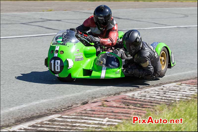 Side Car Kawazaki N18, Cafe Racer Festival 2014