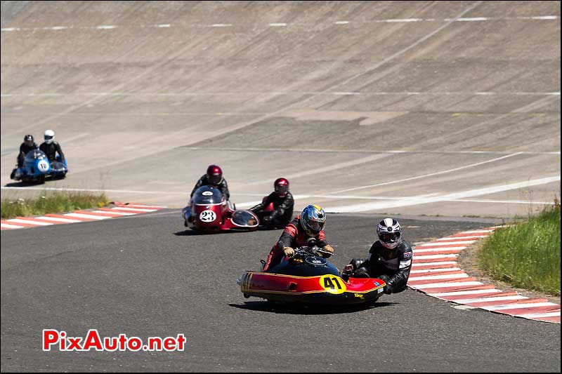 Side Car n41, Chicane Sud, Circuit Linas-Montlhery