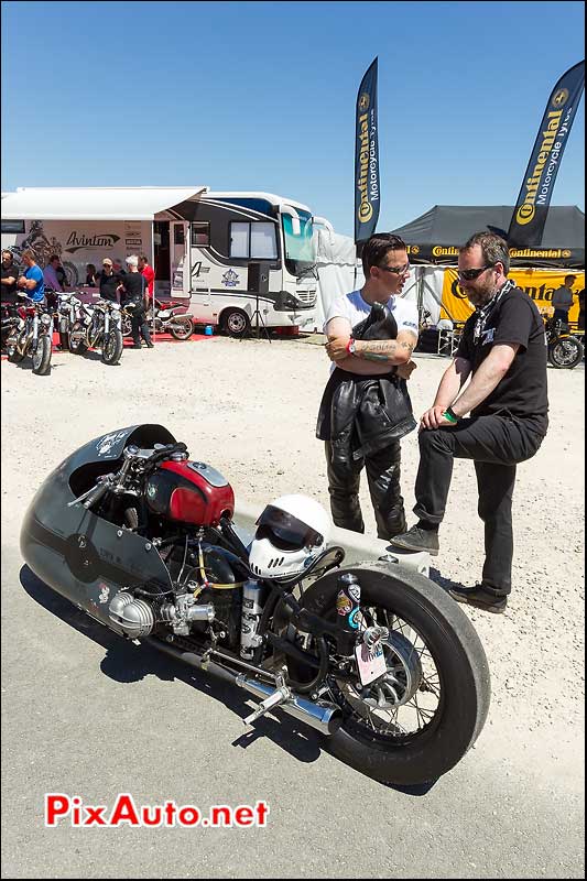 Vainqueur Sprint Sebastien Lorentz sur Sprintbeemer, Cafe-Racer-Festival 2014