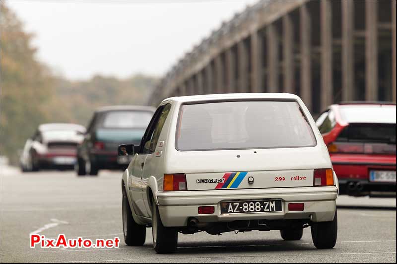 Youngtimers Festival autodrome Linas-Montlhery, Peugeot 205 Rallye