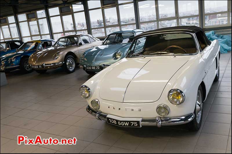 Cabriolet Alpine A108, musee jean-charles redele