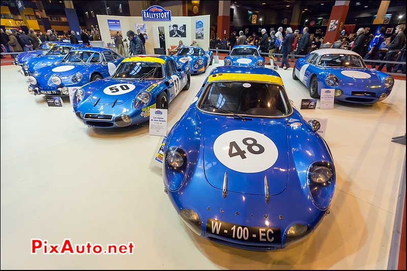 Les Alpine de Jean Redele au salon Retromobile