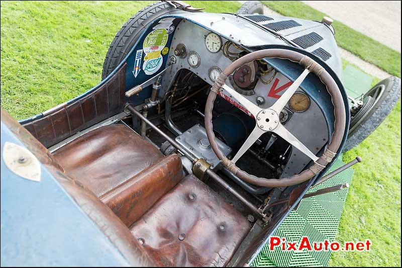 Art et Elegance, Bugatti T35 Poste de pilotage