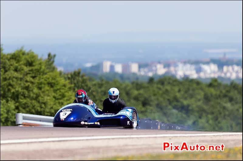 K1023 Side-car Seymaz Yamaha 500, Coupes Moto Légende